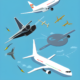 Using Aviation Insurance illustration, trending on artstation, futuristic